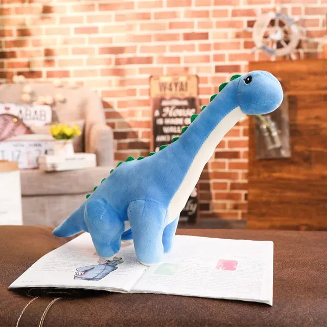 2020 new 35/60cm Cartoon dinosaur Long neck Plush Toy soft animal Stuffed doll High quality Kawaii christmas gift for children