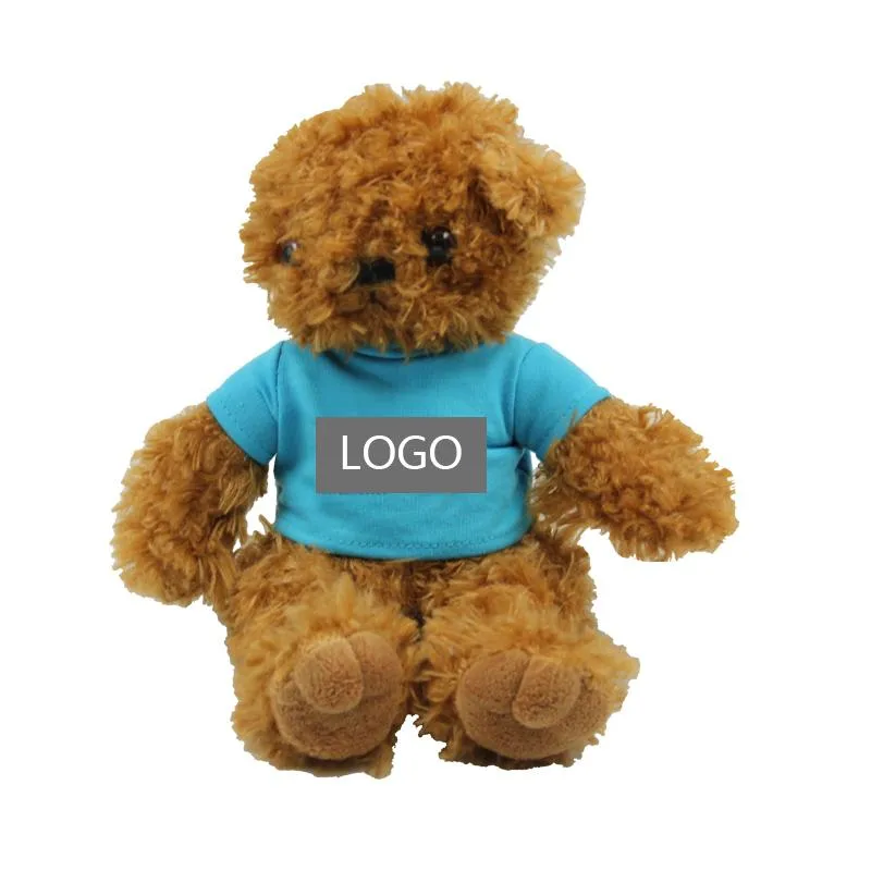 20cm Teddy Bear Plush Toy With T-Shirt