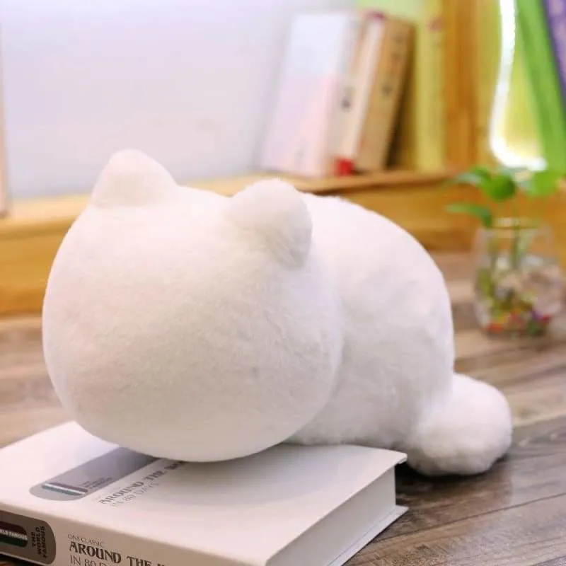 Cute cat fluffy pillow