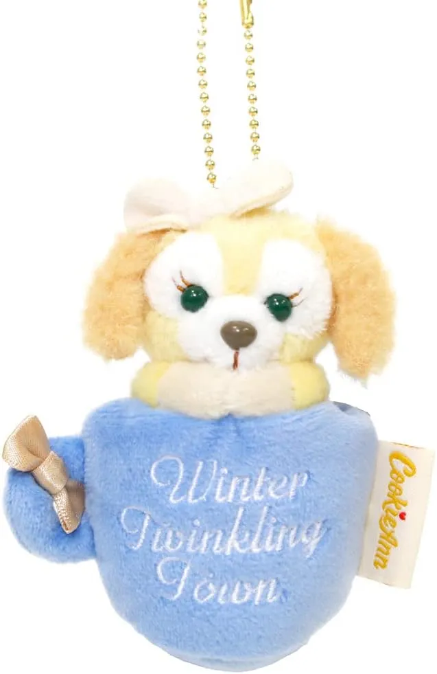 Disney Duffy & Friends Winter Twinkling Town Plush Keychain