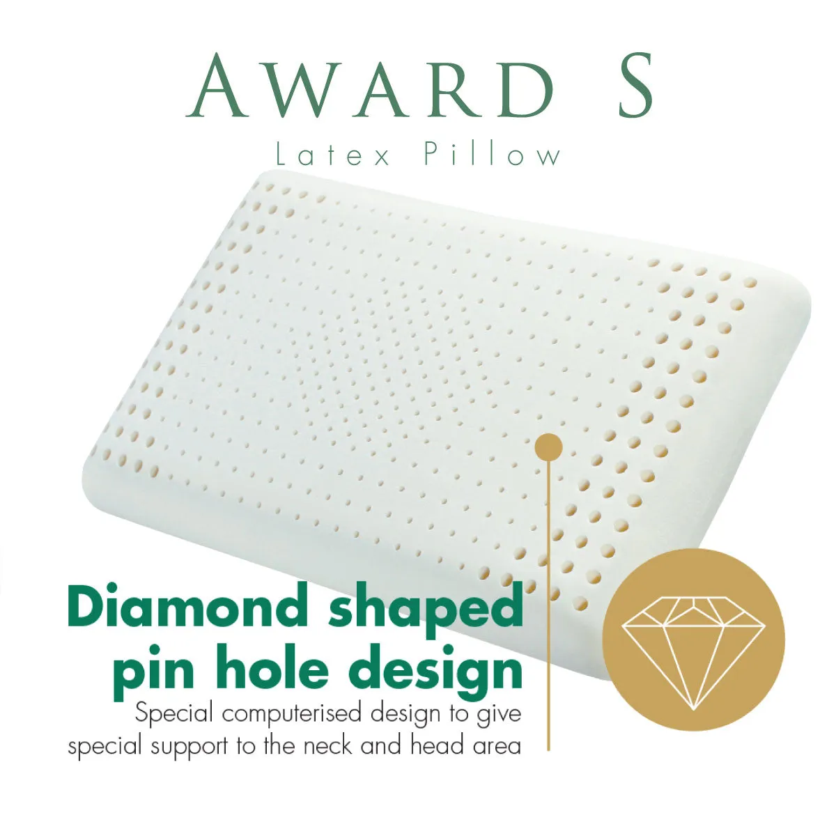 Getha Award S Latex Pillow