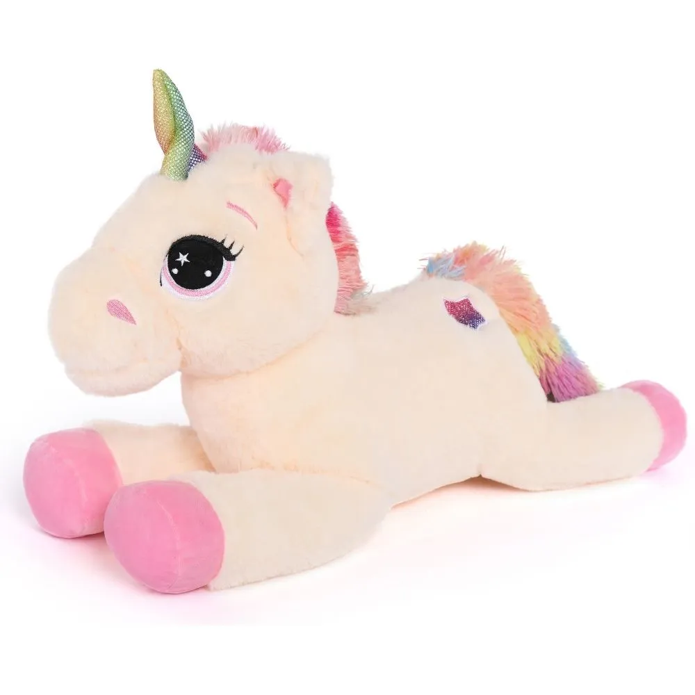 Giant Unicorn Stuffed Animal Toy, 23.6/32/43 Inches