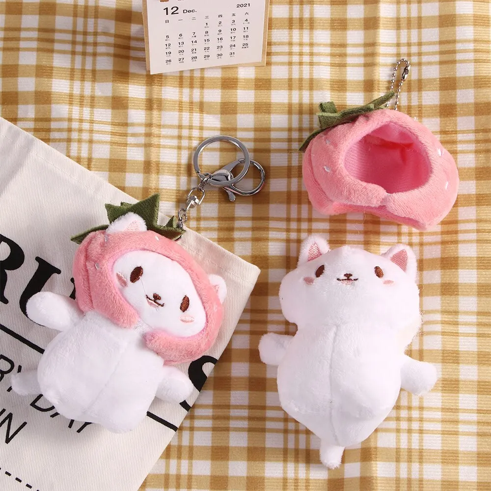 Kawaii Cute Snapper Head Plush Keychain