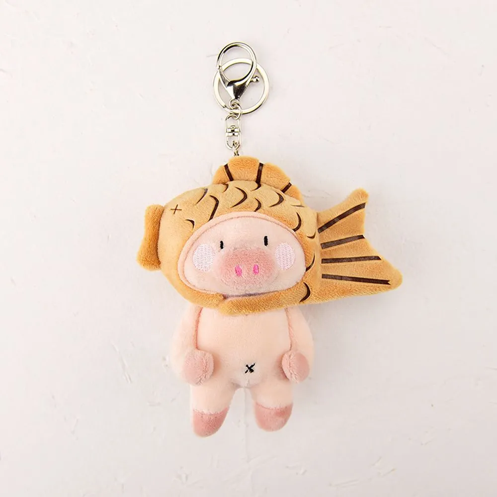 Kawaii Cute Snapper Head Plush Keychain