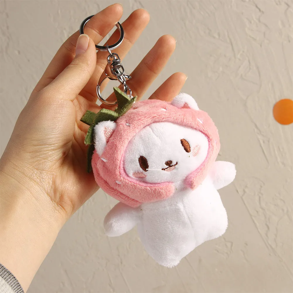 Kawaii Cute Snapper Head Plush Keychain