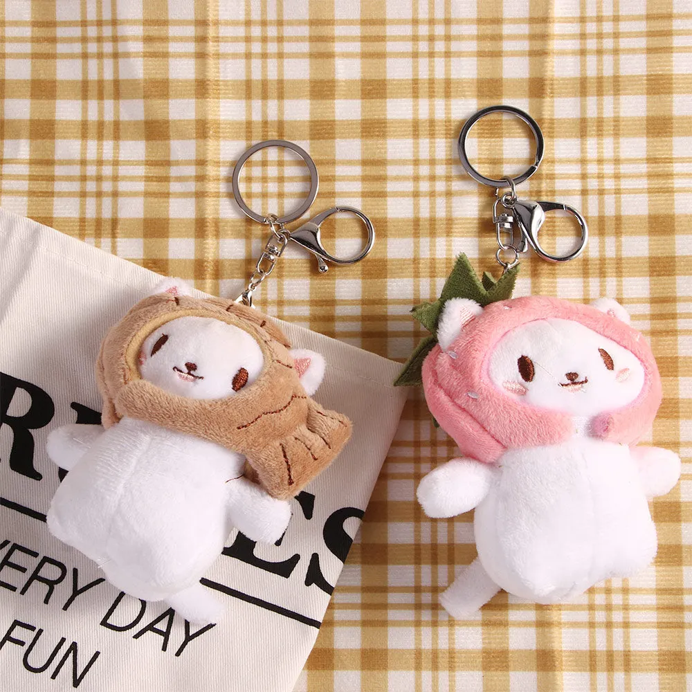 Kawaii Cute Snapper Head Plush Keychain