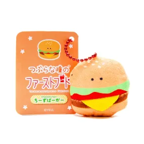 Mini Plushie Key Chain Cheese Burger