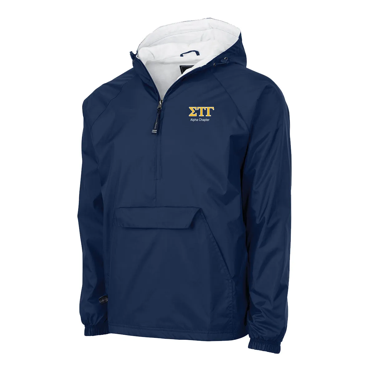 New! Sig Tau Classic 1/4 Zip Rain Jacket