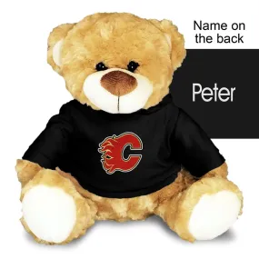 Personalized Calgary Flames 10" Plush Bear