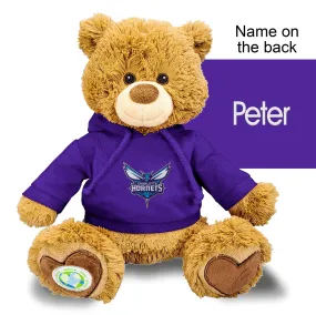 Personalized Charlotte Hornets 10" Plush Bear 2