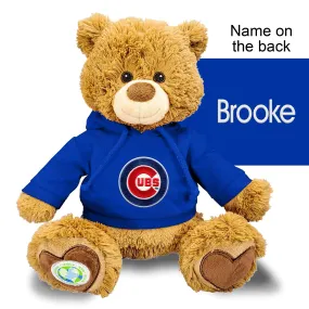 Personalized Chicago Cubs 10" Plush Bear 2