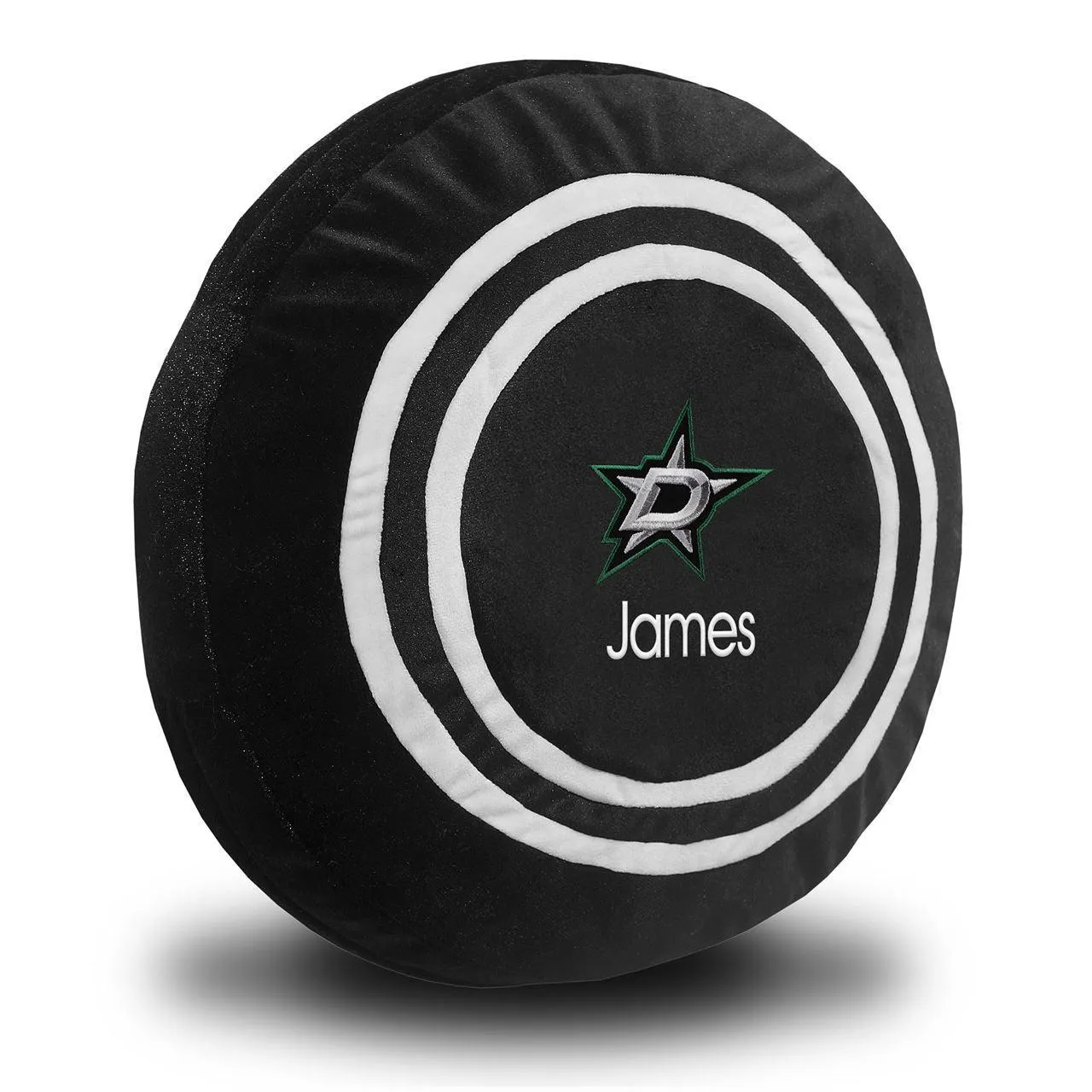 Personalized Dallas Stars Plush Hockey Puck