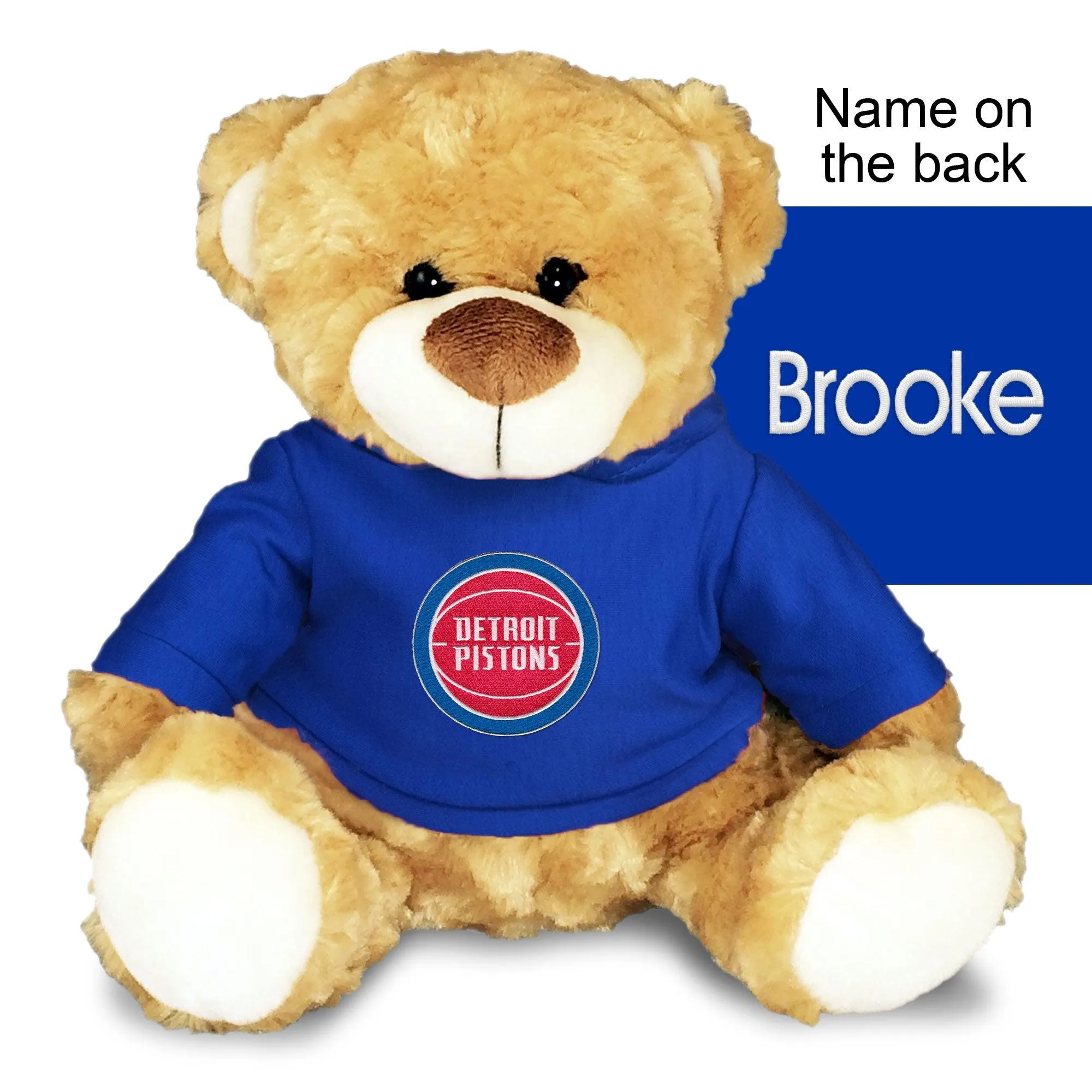 Personalized Detroit Pistons 10" Plush Bear