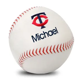 Personalized Minnesota Twins Plush Baseball