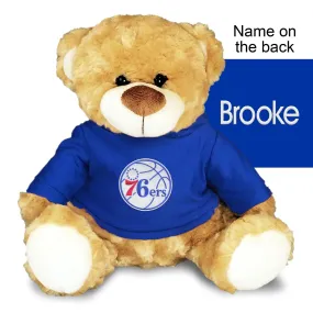 Personalized Philadelphia 76ers 10" Plush Bear