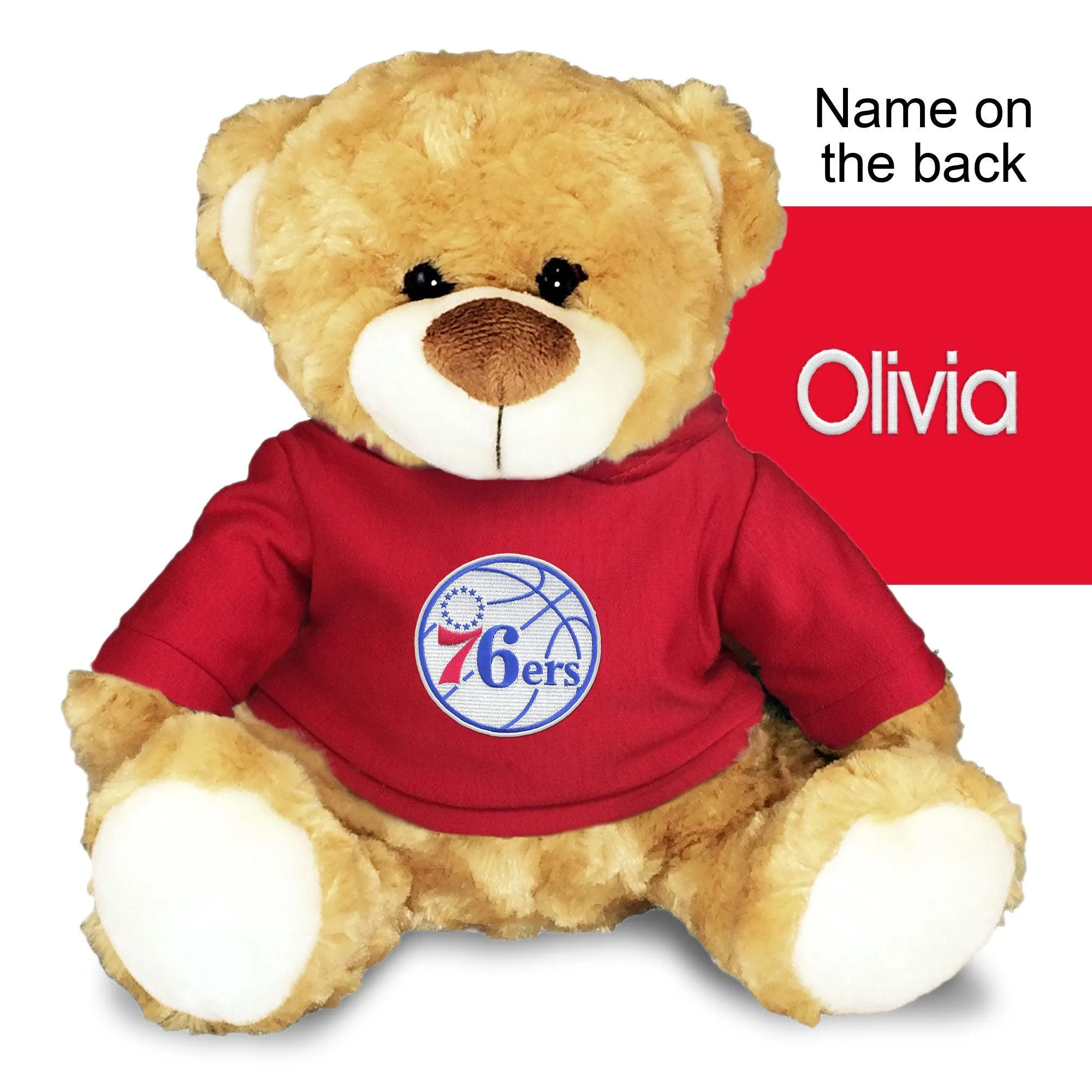 Personalized Philadelphia 76ers 10" Plush Bear