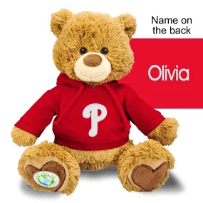 Personalized Philadelphia Phillies 10" Plush Bear 2