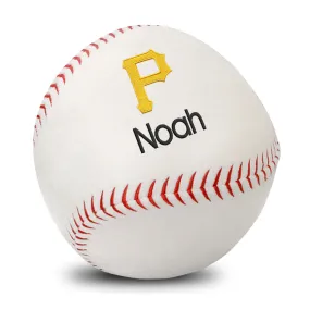 Personalized Pittsburgh Pirates Plush Baseball