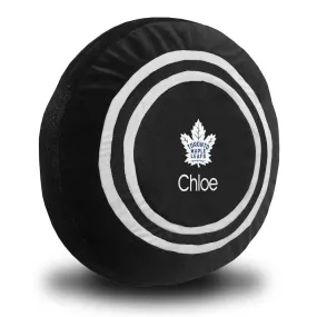 Personalized Toronto Maple Leafs Plush Hockey Puck