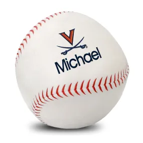 Personalized Virginia Cavaliers Plush Baseball