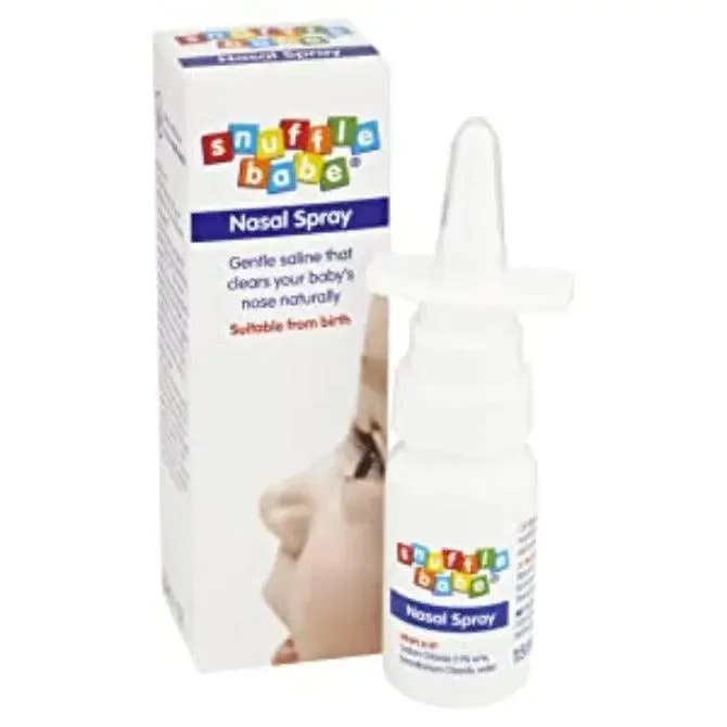 Snufflebabe Saline Nasal Spray 15ml Spray